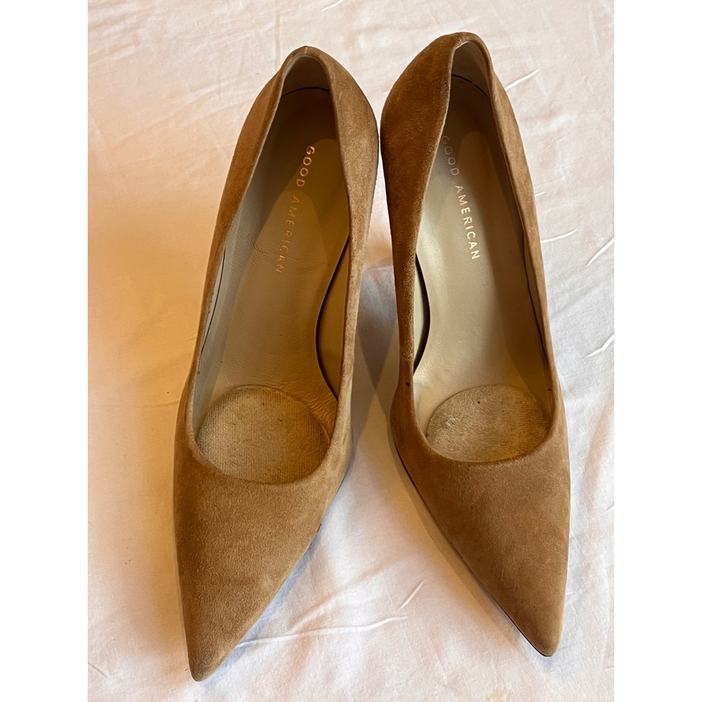 Good American suede pumps size 7